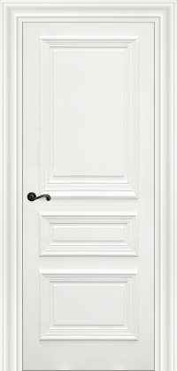 Межкомнатная дверь ПГ KATALINA 3  в цвете Молочно Белый без стекла