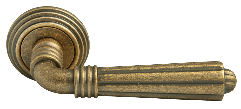 Дверная ручка Rucetti RAP-CLASSIC-L 5 OMB Цвет - старая античная бронза