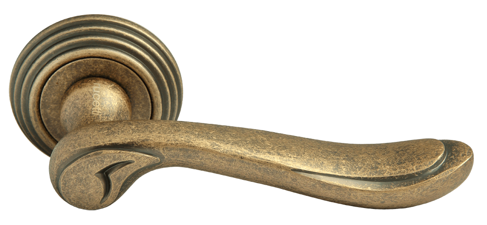 Дверная ручка Rucetti RAP-CLASSIC-L 6 OMB Цвет - Старая античная бронза