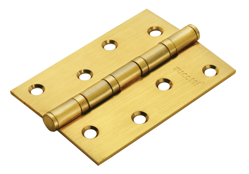 Петля стальная Rucetti универсальная RS 100X70X2.5-4BB SG Цвет - Матовое золото