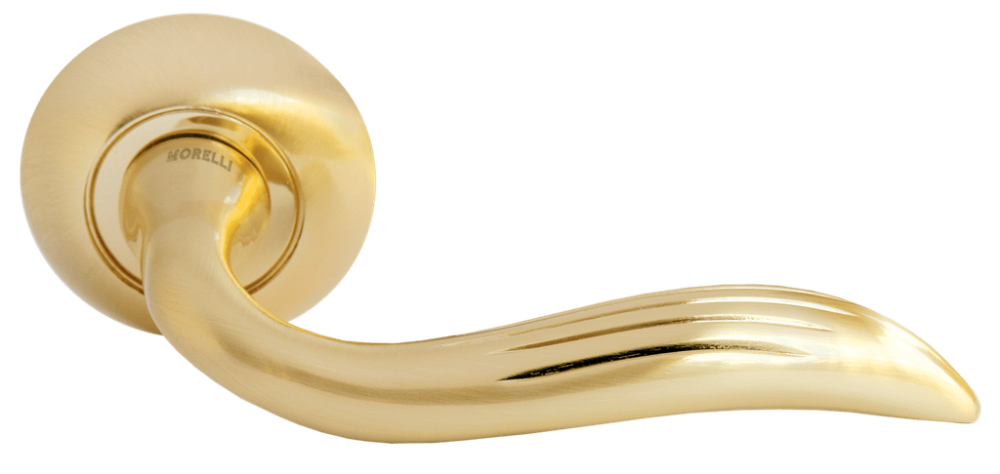 Дверная ручка Morelli "TREI" MH-10 SG Цвет - Матовое золото