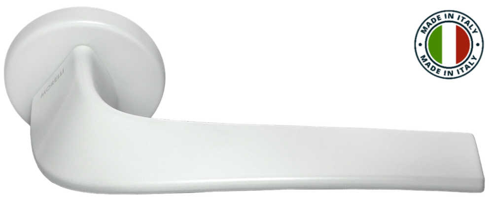 Дверная ручка Morelli Luxury COMETA BIA Цвет - Белый