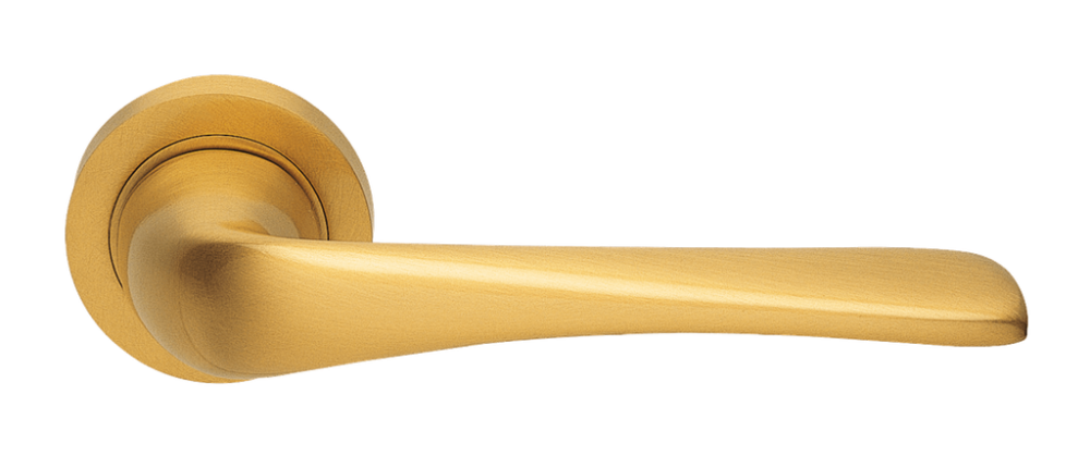 Дверная ручка Morelli Luxury LEMANS OSA Цвет - Матовое золото