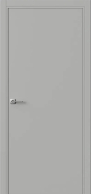 Межкомнатная дверь ПГ Бэйс 1 в цвете Грэй софт без стекла