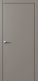 Межкомнатная дверь ПГ Бэйс 1 Invisible в цвете Тауп софт  без стекла