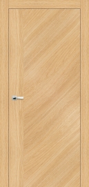 Межкомнатная дверь ПГ ACCORD 2 двустворчатая в цвете Дуб натур. без стекла