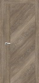 Межкомнатная дверь ПГ ACCORD 2 в цвете Дуб Графит. без стекла