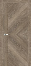 Межкомнатная дверь ПГ ACCORD 3 в цвете Дуб Графит. без стекла