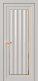 Межкомнатная Дверь ПГ Erte 1 Cannelure Декор золото в цвете Кашемир (NCS S 2002-Y50R) без стекла