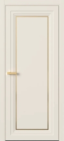 Межкомнатная Дверь ПГ Erte 1 Rustica Декор золото в цвете Кремово-белый без стекла