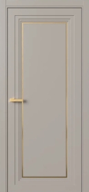 Межкомнатная Дверь ПГ Erte 1 Rustica Декор золото в цвете Молескин без стекла