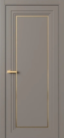 Межкомнатная Дверь ПГ Erte 1 Rustica Декор золото в цвете Умбра (NCS S 6005-Y50R) без стекла