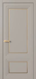 Межкомнатная Дверь ПГ Erte 2 Rustica Декор золото в цвете Молескин без стекла