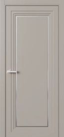 Межкомнатная Раздвижная Дверь ПГ Erte 1 Rustica Декор серебро купе в цвете Молескин без стекла