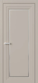 Межкомнатная Дверь ПГ Erte 1 Rustica Декор серебро в цвете Грейдж (NCS S 3005-Y50R) без стекла