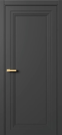 Межкомнатная Дверь ПГ Erte 1 Rustica  двустворчатая в цвете Базальт (NCS S 8000-N) без стекла