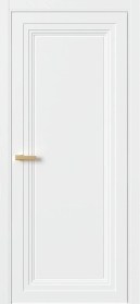 Межкомнатная Дверь ПГ Erte 1 Rustica  рото в цвете Сигнально-белый (RAL 9003) без стекла