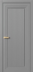 Межкомнатная Дверь ПГ Erte 1 Cannelure в цвете Пыльно-серый (RAL 7037) без стекла