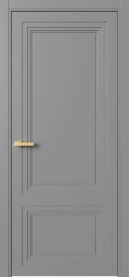 Межкомнатная Раздвижная Дверь ПГ Erte 2 Rustica купе в цвете Пыльно-серый (RAL 7037) без стекла