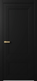 Межкомнатная Дверь ПГ Erte 2 Rustica в цвете Чёрный агат  без стекла