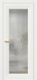 Межкомнатная Дверь ПО Erte 2 Rustica в цвете Бланж (RAL 9010) со стеклом НОВЫЙ Moru Оптивайт Прозрачный