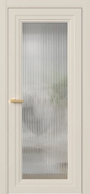 Межкомнатная Дверь ПО Erte 2 Rustica в цвете Пралине (NCS S 1505-Y40R) со стеклом НОВЫЙ Moru Оптивайт Прозрачный
