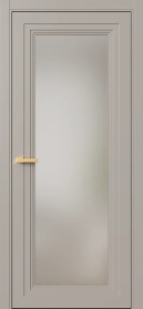 Межкомнатная Дверь ПО Erte 1 маятниковая в цвете Молескин со стеклом НОВЫЙ Оптивайт Сатинат