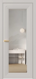 Межкомнатная Дверь ПО Erte 2 Rustica рото в цвете Кашемир (NCS S 2002-Y50R) со стеклом НОВЫЙ Зеркало Оптивайт