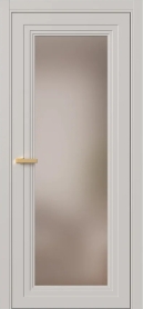 Межкомнатная Раздвижная Дверь ПО Erte 1 купе в цвете Кашемир (NCS S 2002-Y50R) со стеклом НОВЫЙ Бронза Сатинат