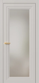 Межкомнатная Дверь ПО Erte 1 в цвете Кашемир (NCS S 2002-Y50R) со стеклом НОВЫЙ Оптивайт Сатинат