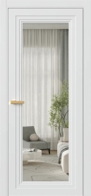 Межкомнатная Дверь ПО Erte 2 Rustica рото в цвете Скандинавский серый (NCS S 1000-N) со стеклом НОВЫЙ Прозрачный