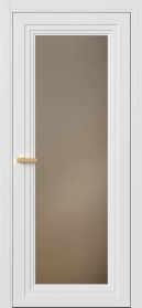 Межкомнатная Дверь ПО Erte 1 Invisible в цвете Скандинавский серый (NCS S 1000-N) со стеклом НОВЫЙ Зеркало Бронза Матовый