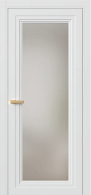 Межкомнатная Раздвижная Дверь ПО Erte 1 купе в цвете Скандинавский серый (NCS S 1000-N) со стеклом НОВЫЙ Грей Сатинат