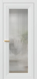 Межкомнатная Дверь ПО Erte 2 Rustica в цвете Скандинавский серый (NCS S 1000-N) со стеклом НОВЫЙ Moru Оптивайт Прозрачный