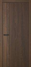 Межкомнатная Дверь ПГ Prime 2 в цвете Орех Флэйм без стекла