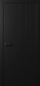Межкомнатная Дверь ПГ Ritm 1 Progress двустворчатая в цвете Чёрный агат  без стекла