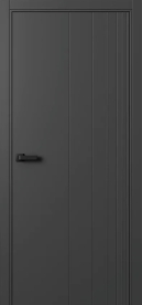 Межкомнатная Дверь ПГ Ritm 1 Progress в цвете Базальт (NCS S 8000-N) без стекла