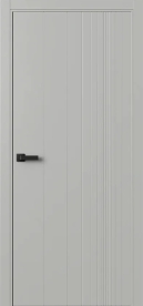 Межкомнатная Дверь ПГ Ritm 2 Progress рото в цвете Серый шёлк (RAL 7044) без стекла