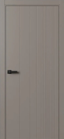Межкомнатная Дверь ПГ Ritm 2 Progress в цвете Умбра (NCS S 6005-Y50R) без стекла