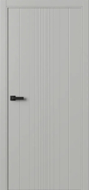 Межкомнатная Раздвижная Дверь ПГ Ritm 3 Progress купе в цвете Серый шёлк (RAL 7044) без стекла