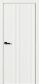 Межкомнатная Дверь ПГ Ritm Metr 2 двустворчатая в цвете Бланж (RAL 9010) без стекла