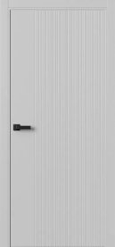 Межкомнатная Дверь ПГ Ritm Metr 1 пенал в цвете Телегрей (RAL 7047) без стекла