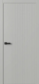 Межкомнатная Дверь ПГ Ritm Metr 2 в цвете Серый шёлк (RAL 7044) без стекла