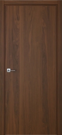 Межкомнатная дверь ПГ BASE 1 Invisible в цвете Американский орех  без стекла