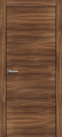 Межкомнатная дверь ПГ BASE 1 двустворчатая в цвете Американский орех  без стекла