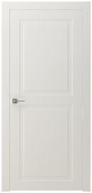 Межкомнатная дверь ПГ DUET 2 в цвете Белоснежный без стекла