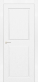 Межкомнатная дверь ПГ DUET 2 двустворчатая в цвете Антично-Белый без стекла