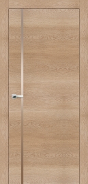 Межкомнатная Раздвижная дверь ПО BASE 1/1 купе в цвете Дуб Скальный. со стеклом RAY Бронза