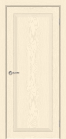 Межкомнатная дверь ПГ Elegance 1  в цвете Дуб Молочно-Белый без стекла
