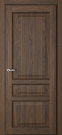 Межкомнатная дверь ПГ Элеганс 3 маятниковая в цвете Орех Флэйм без стекла